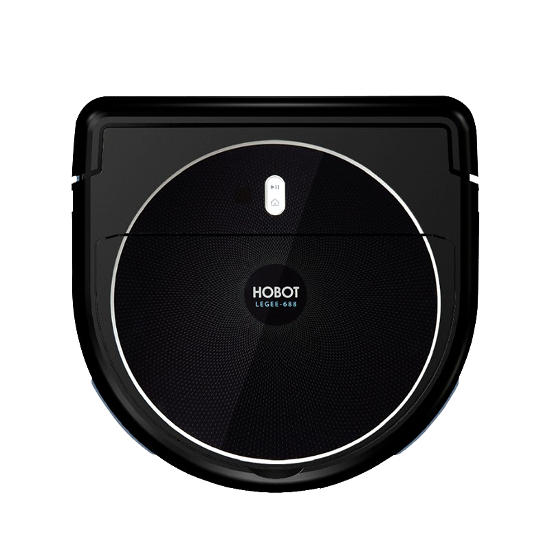 玻妞D字型机身扫地机器人