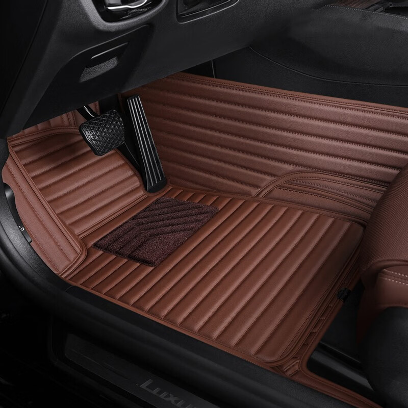 紫风铃 牛皮耐脏脚垫