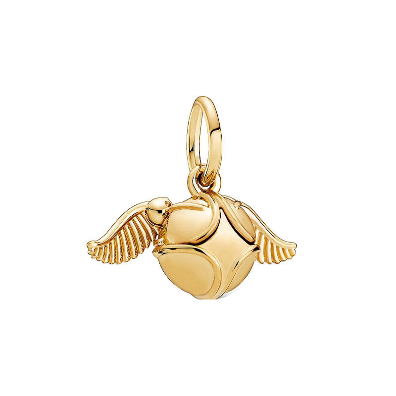 潘多拉 金色飞贼吊坠项链