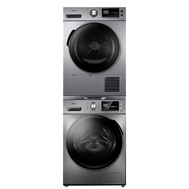 美的 热泵低温滚筒洗烘套装