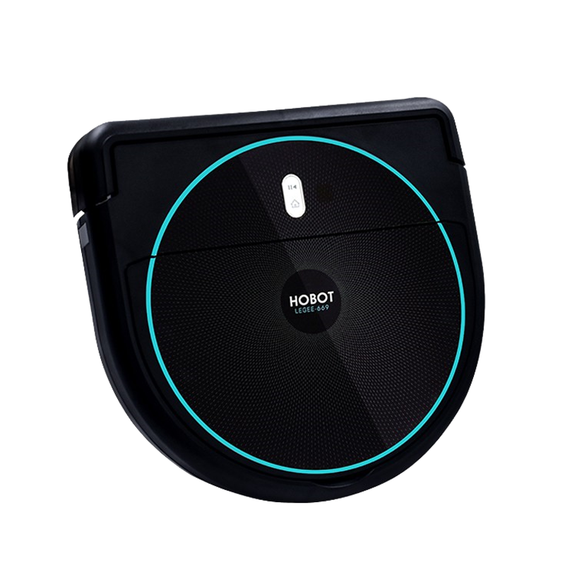 玻妞D型设计扫地机器人