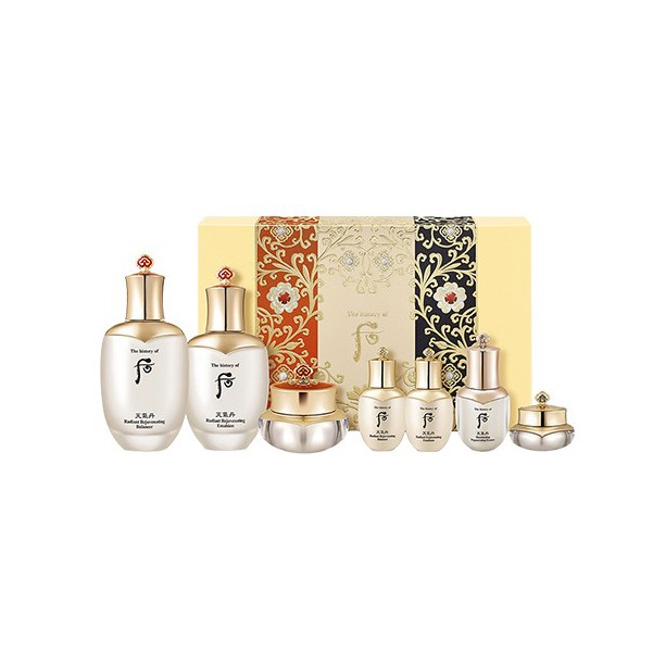 Whoo 天气丹花献光彩套装