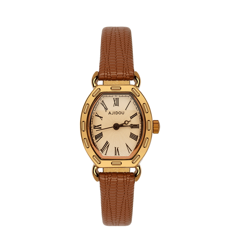 阿吉豆 罗马刻度手表