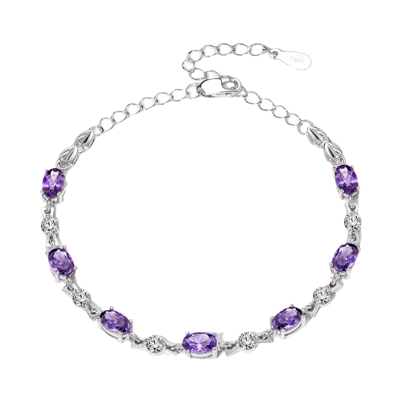 Qlady紫水晶手链