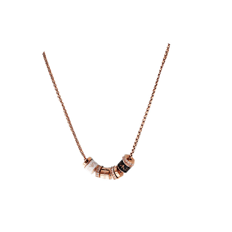 阿玛尼镶钻项链