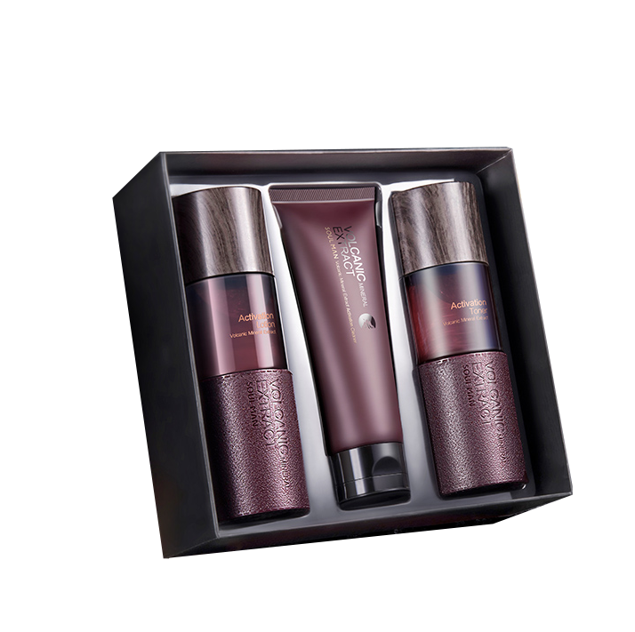 极男 男士火山矿物控油套装