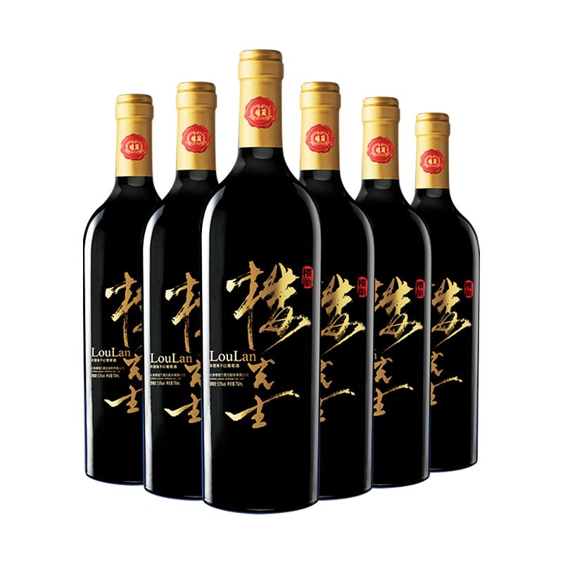 楼兰 新疆吐鲁番产干红葡萄酒