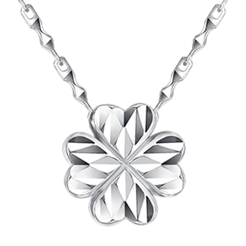 圣雅罗镶钻四叶草项链