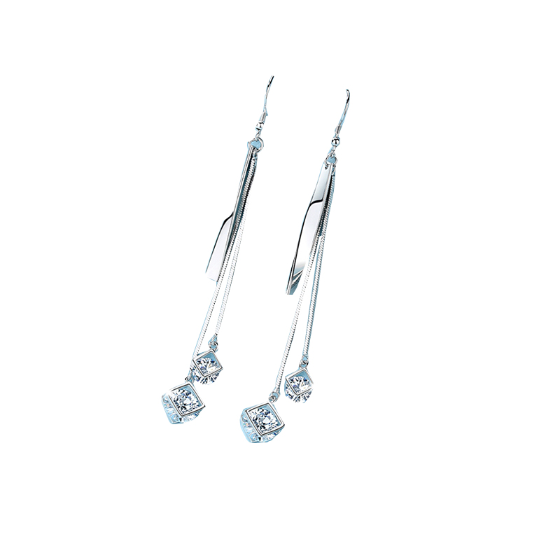 桑玛 流苏长款时尚甜美简耳饰