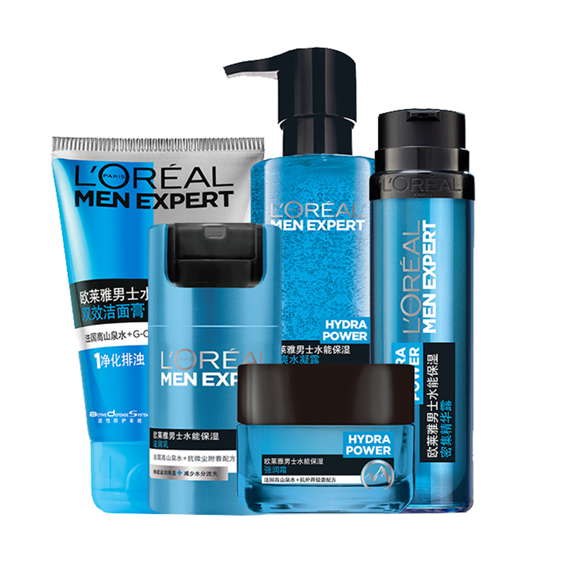 欧莱雅 清爽补水护肤套装