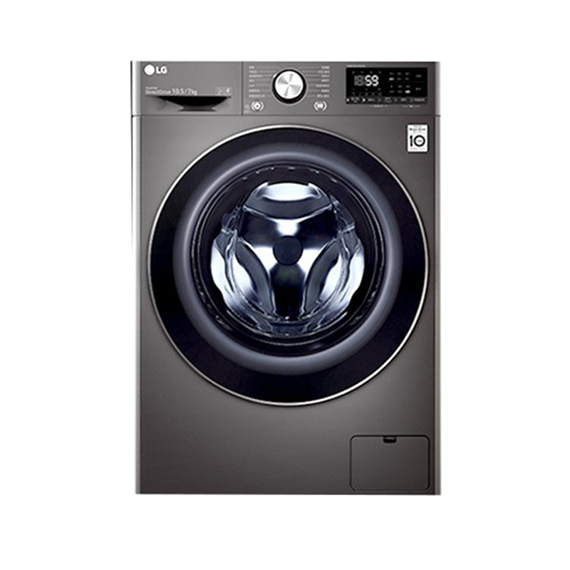 LG 钢钻玻璃门板家用洗衣机