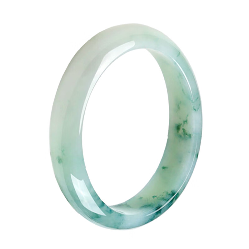 艾选潮品 水头足温润翡翠手镯