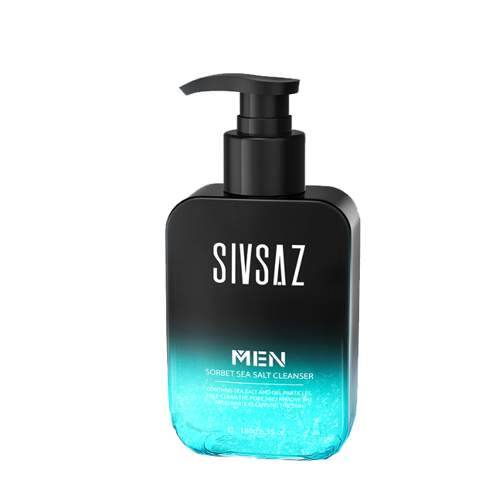 思尚 男士冰沙海盐洁面乳