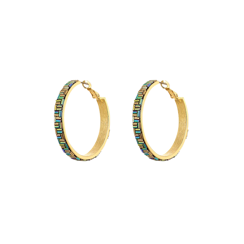 茜子 复古圆环 耳饰