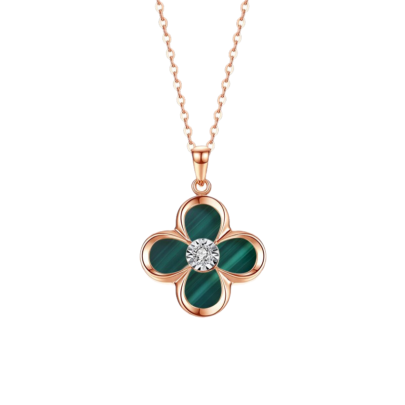 柏卡姿四叶草项链