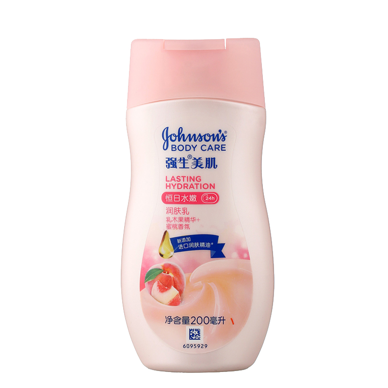 强生 恒日水嫩蜜桃香身体乳