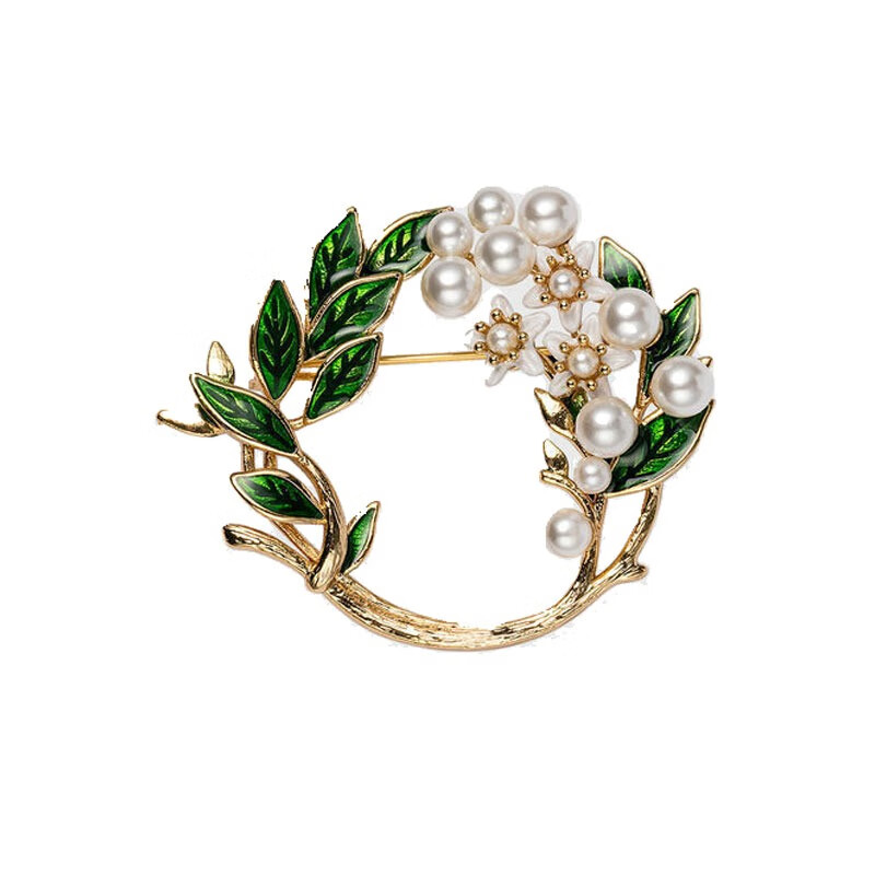 shes滴油花朵栀子花胸针