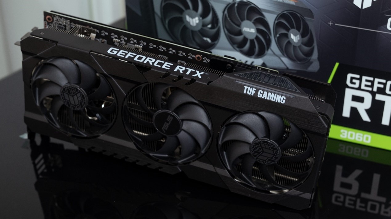 新一代甜品显卡华硕tufrtx3060o12g显卡开箱评测