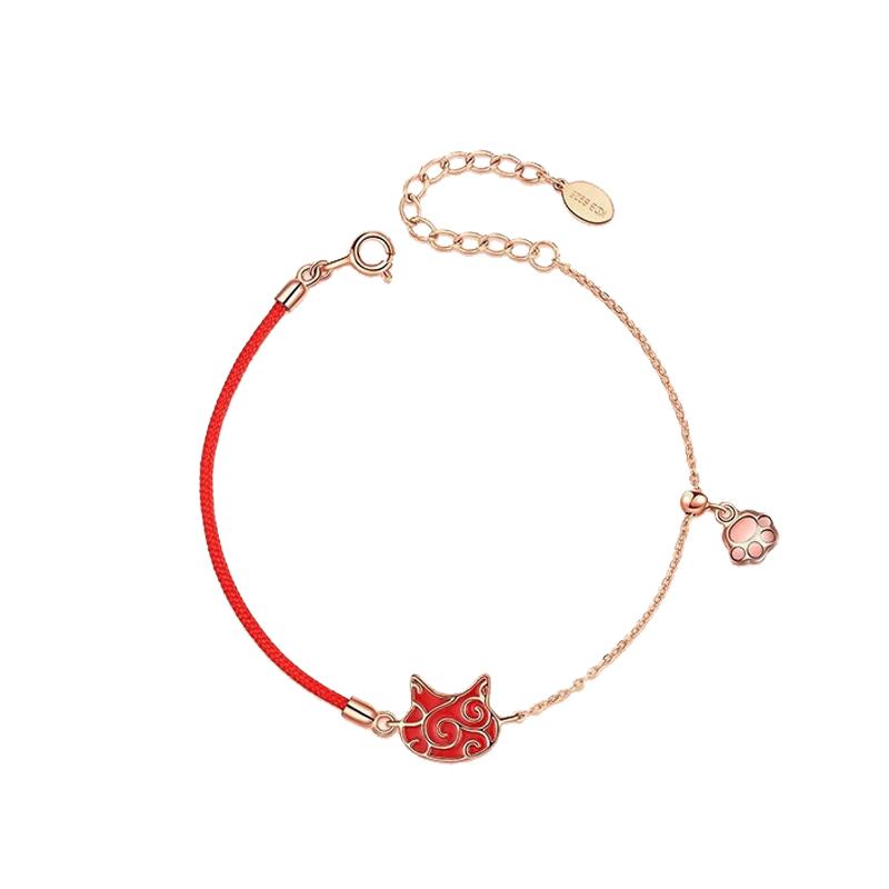 卡蒂罗 如意云纹猫 手链