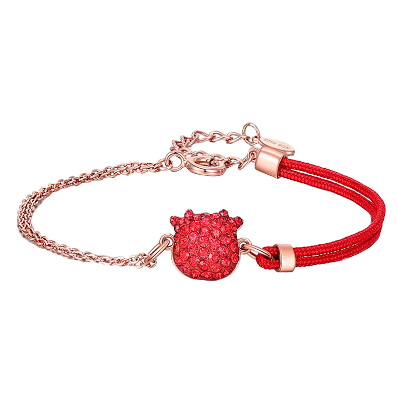 卡蒂罗生肖小红牛手链
