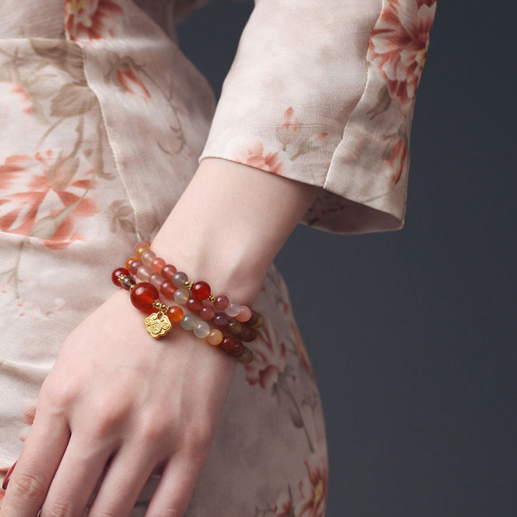 凤凰涅磐 温润迷人玛瑙手链