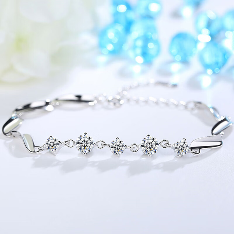 豪至尊时尚精美女款银饰手链