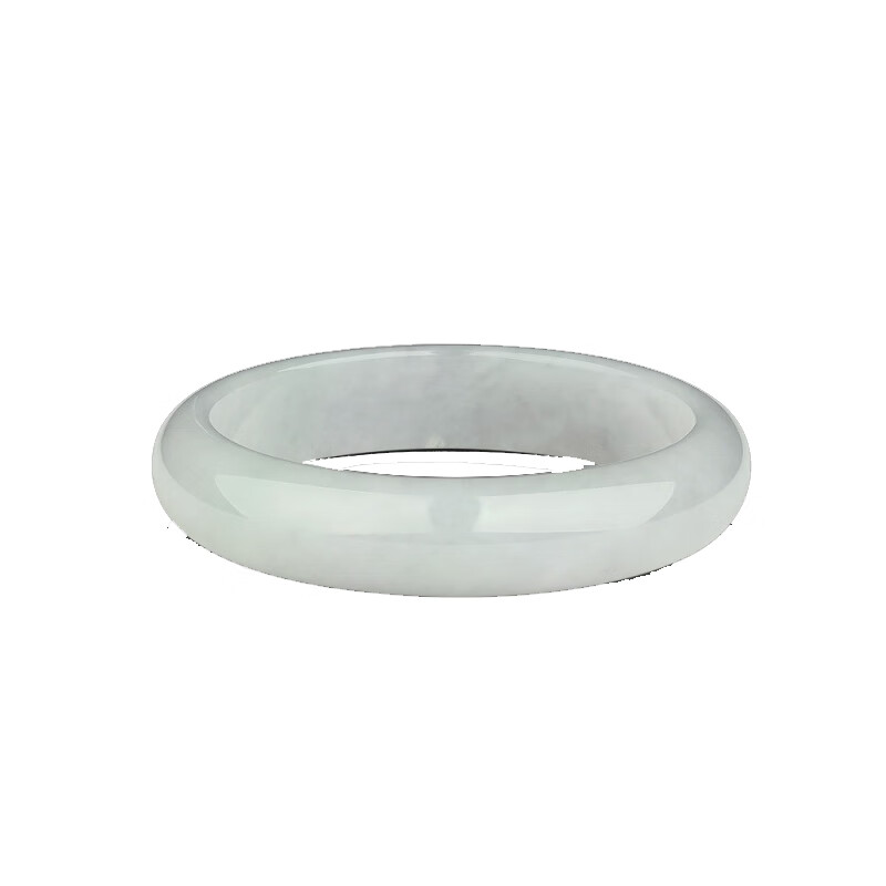 周大生天淡绿色飘绿翡翠手镯