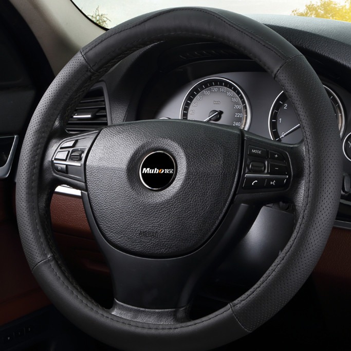 牧宝 真皮材质方向盘套