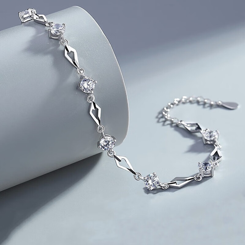 圣雅罗菱光之恋女款银饰手链