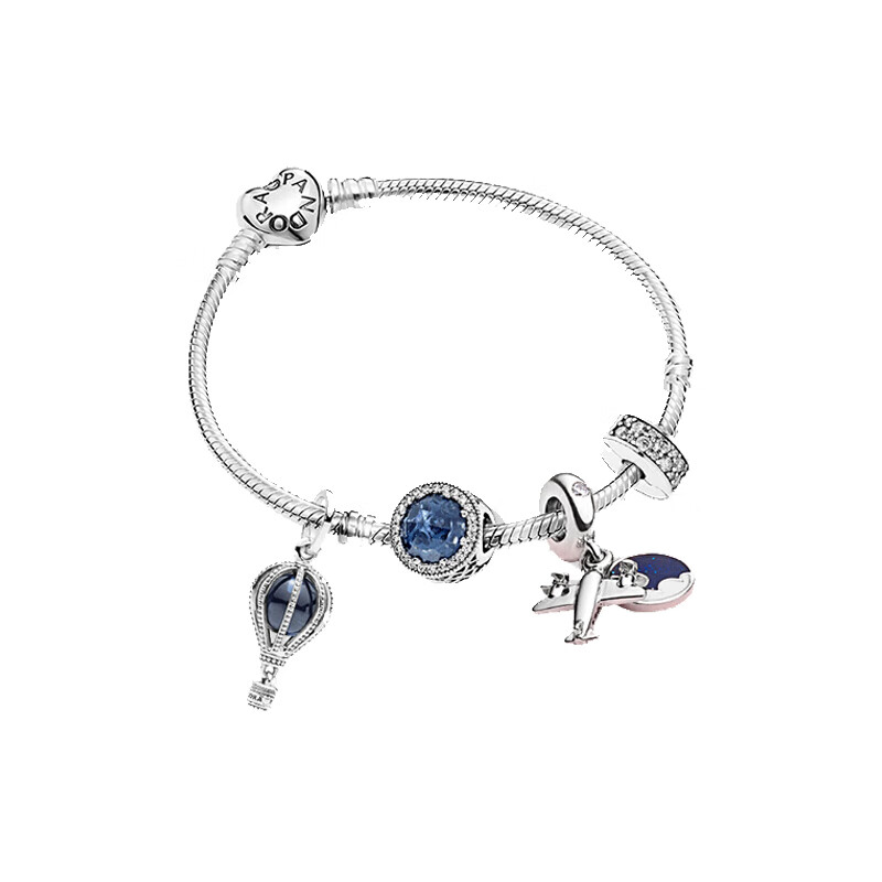 潘多拉漫步云端银手链