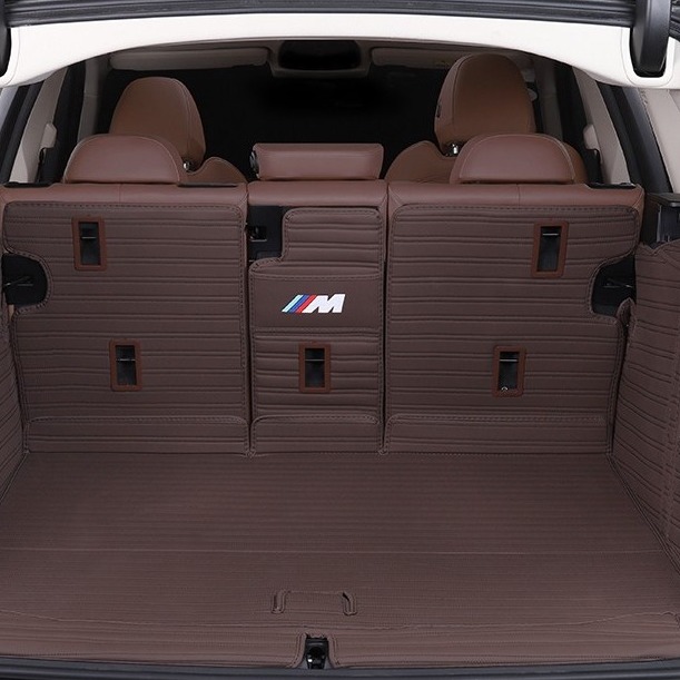 车烽特 条纹摩卡棕后备箱垫