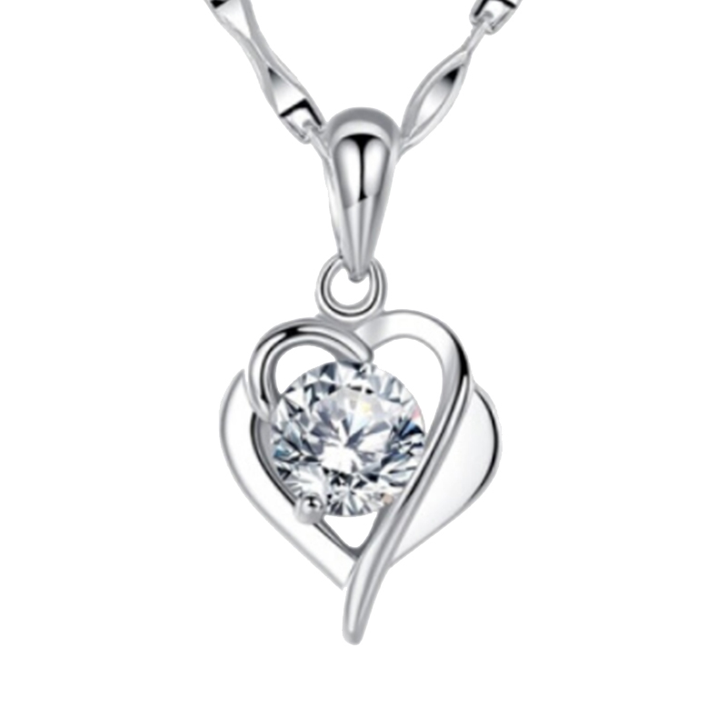 劳拉图 爱心吊坠项链