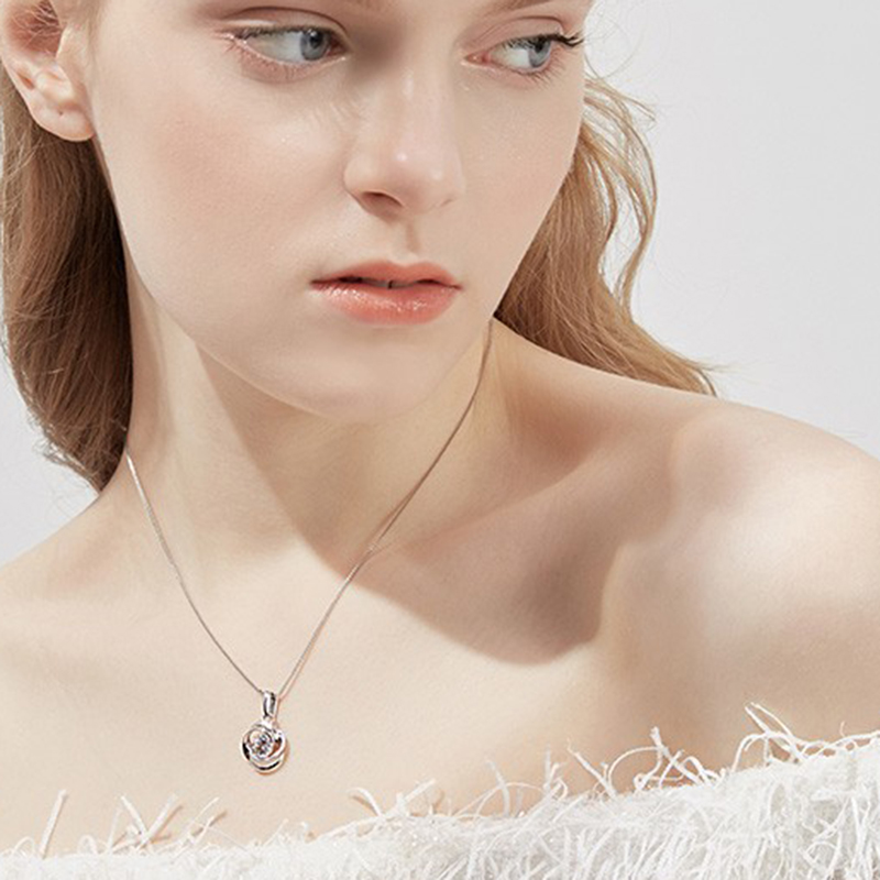 卡蒂罗 纯银四叶草时尚项链