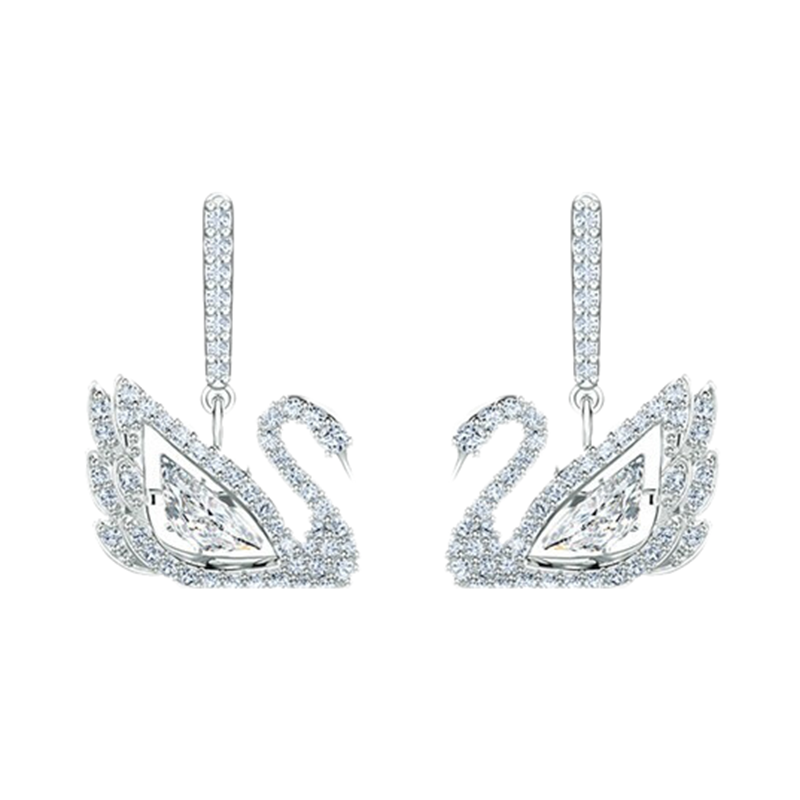 施华洛世奇 白天鹅 耳环