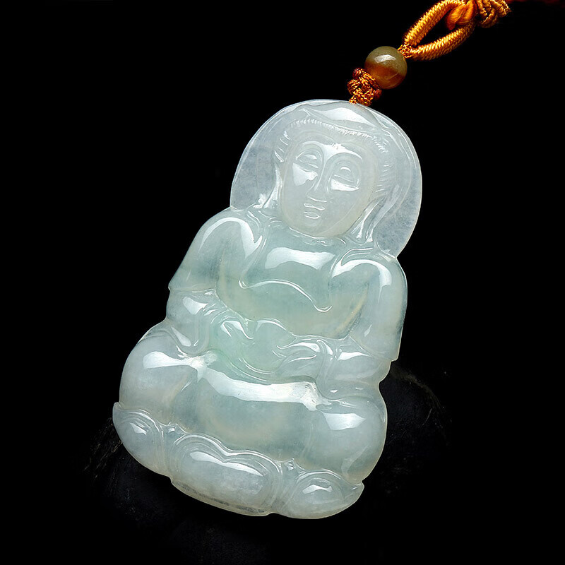 七彩云南 色泽亮丽翡翠吊坠