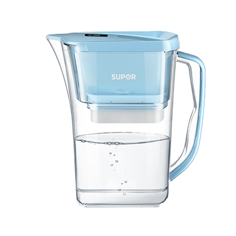 苏泊尔 淡蓝色除余氯滤水壶