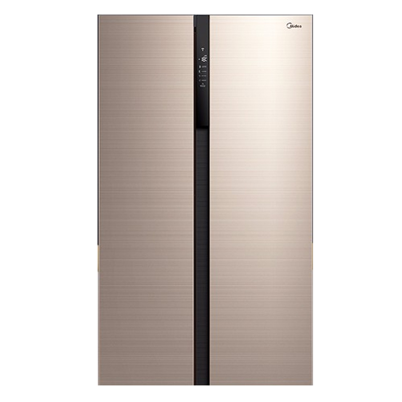 美的 触控屏显对开门冰箱