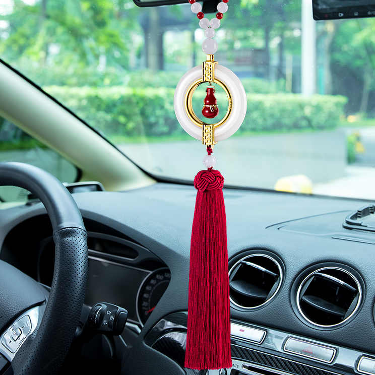 宾奴 玉石葫芦挂件