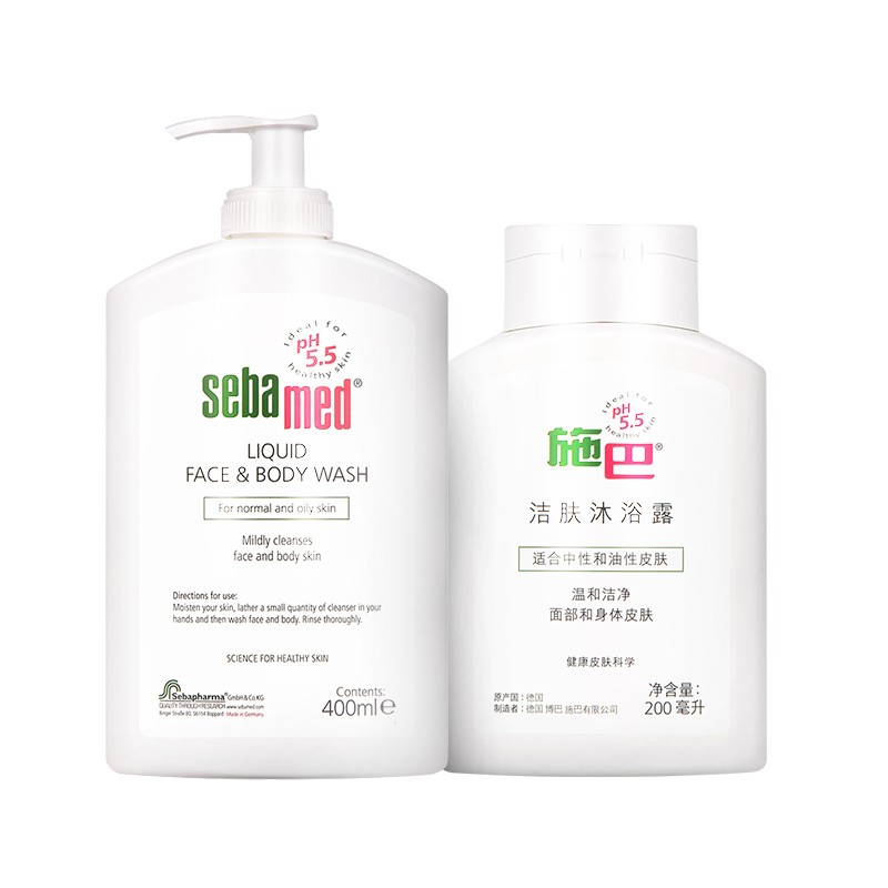 施巴 锁水保湿沐浴露