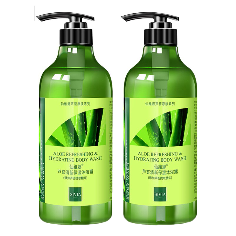 仙维娜 舒爽嫩肤芦荟沐浴露