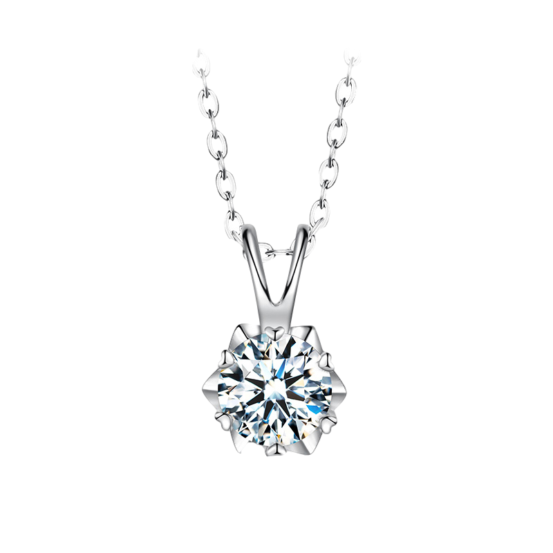 T400 莫桑钻石项链