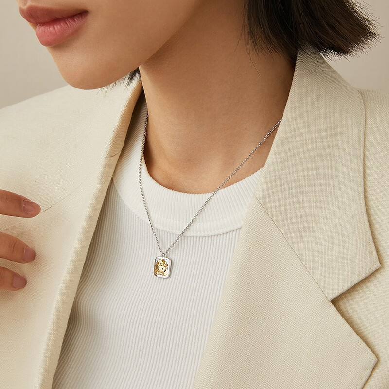 卡蒂罗 时尚纯银项链