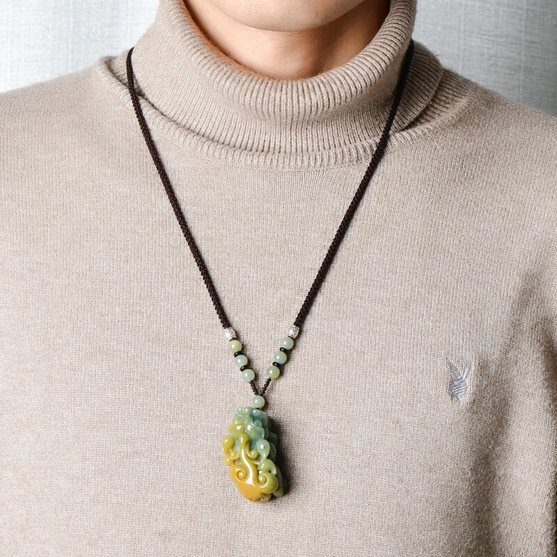 千载一玉 水润貔貅翡翠吊坠