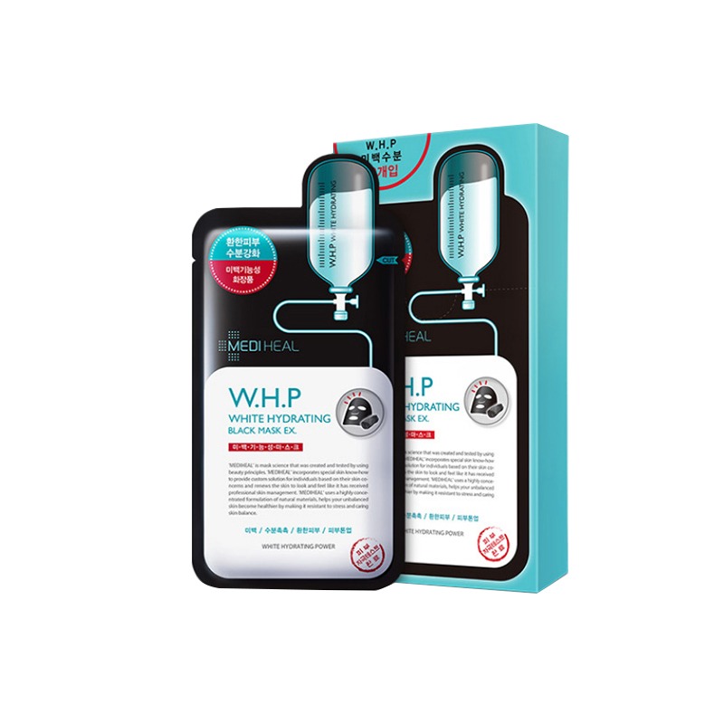 美迪惠尔美白保湿竹炭黑面膜