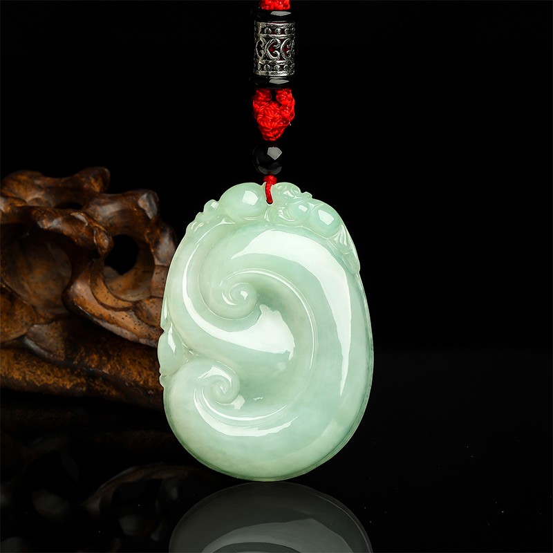 周六福 如意翡翠吊坠