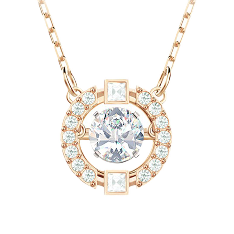 施华洛世奇 镀玫瑰金色项链