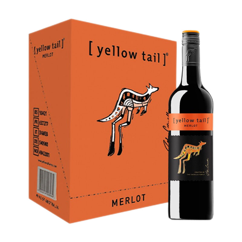 黄尾袋鼠 梅洛红葡萄酒