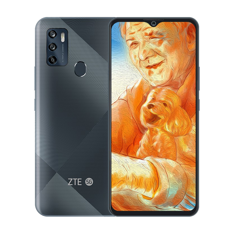 中兴 深空灰机身大电池手机