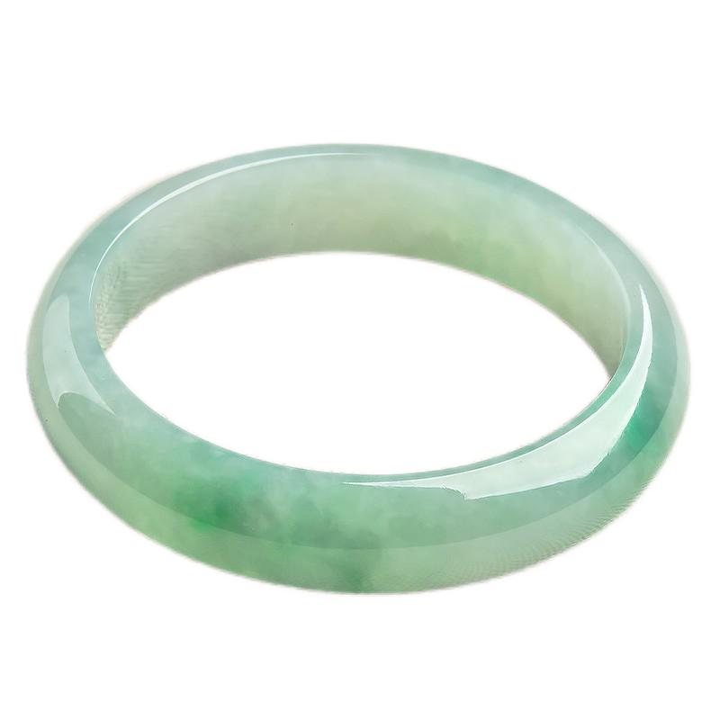 绿翠玉楼 冰种翡翠玉手镯