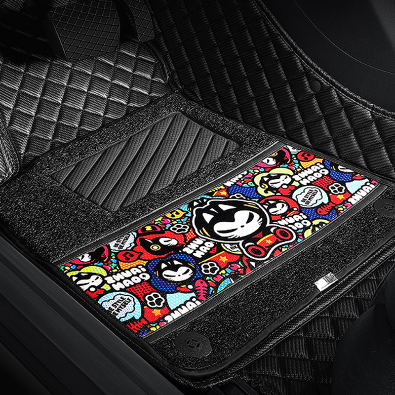 拽猫 全包围丝圈 汽车脚垫